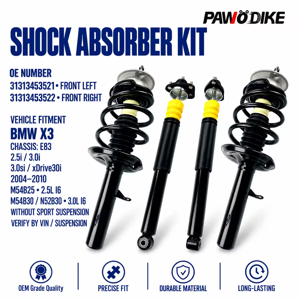 Shock Absorber for BMW X3 (E83)