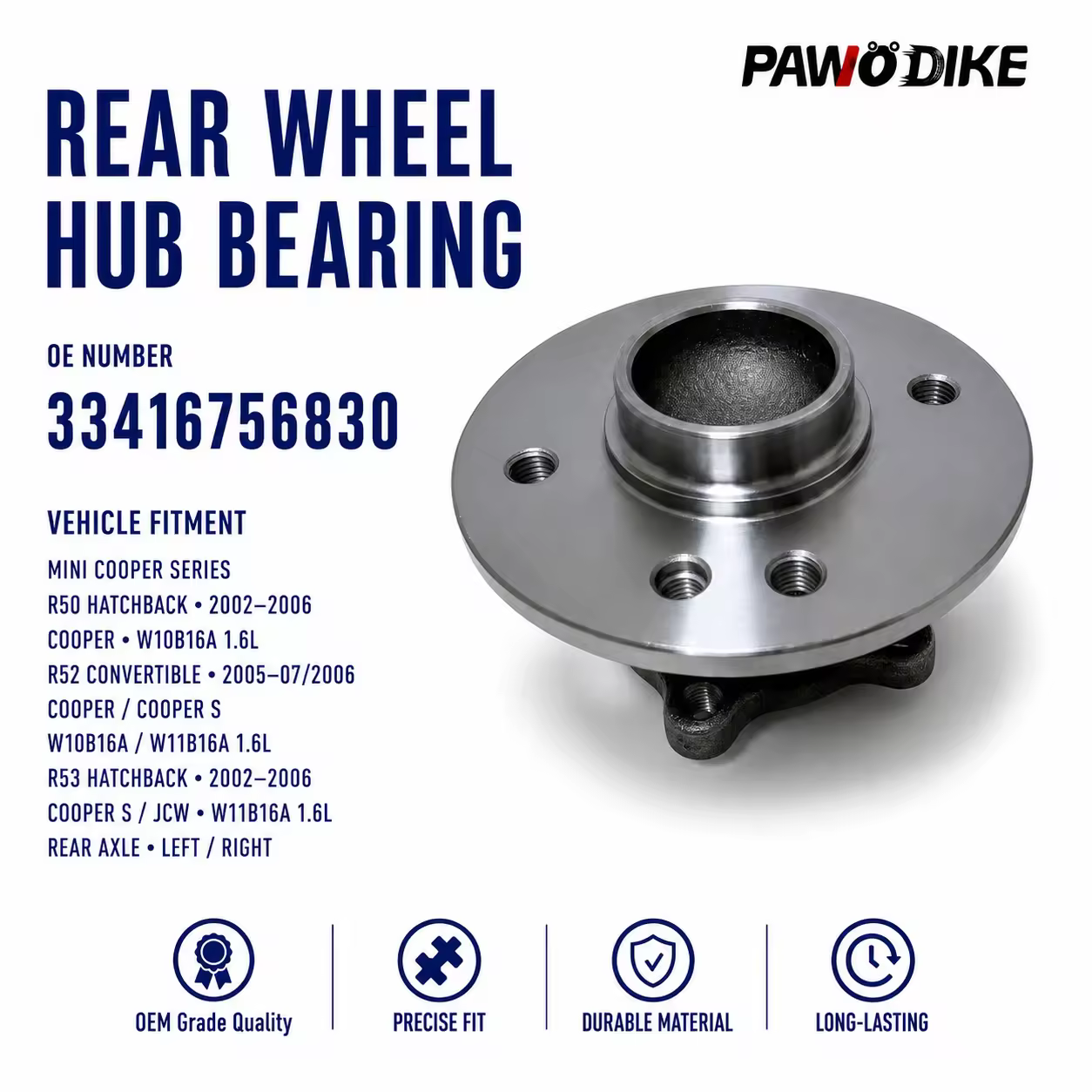Wheel Hub Bearing for MINI Cooper (R50)