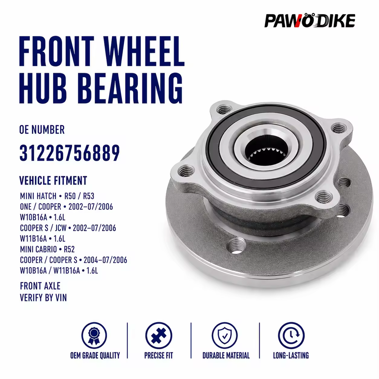 Wheel Hub Bearing for MINI Cooper (R50)