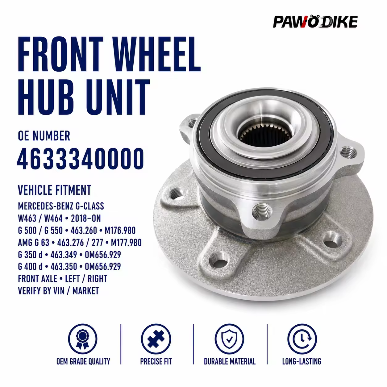 Wheel Hub Bearing for Mercedes-Benz G-Class (W463)