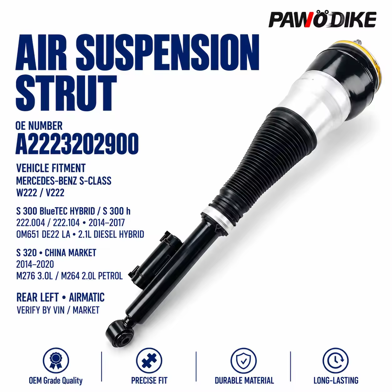 Shock Absorber for Mercedes-Benz S-Class (W222)