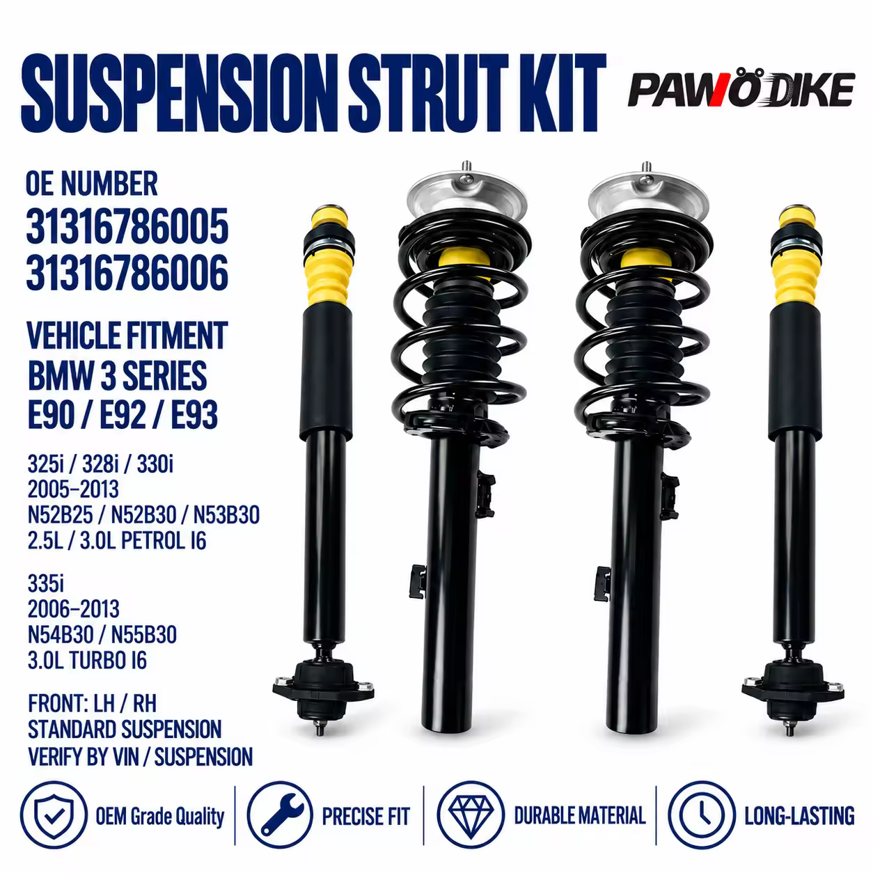 Air Suspension for BMW 7 Series Li (F02)