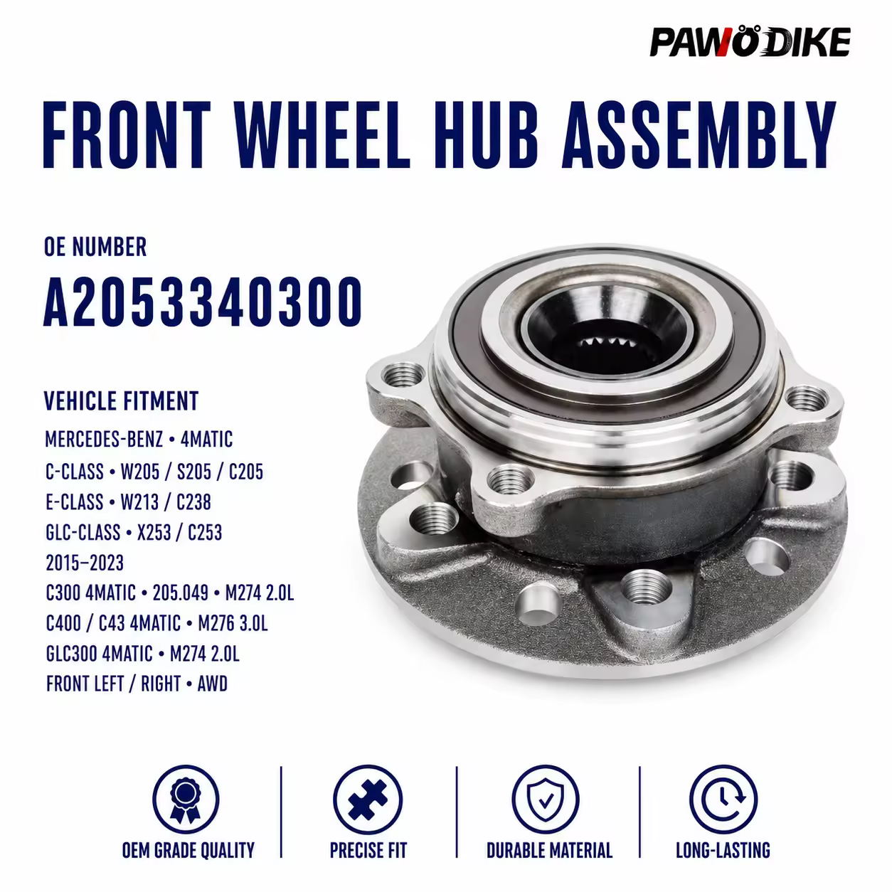 Wheel Hub Bearing for Mercedes-Benz (W205 / W213 / X253)