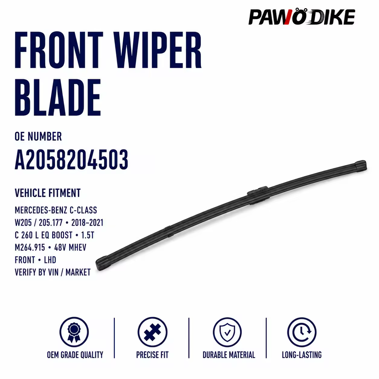 Wiper for Mercedes-Benz C-Class (W205)