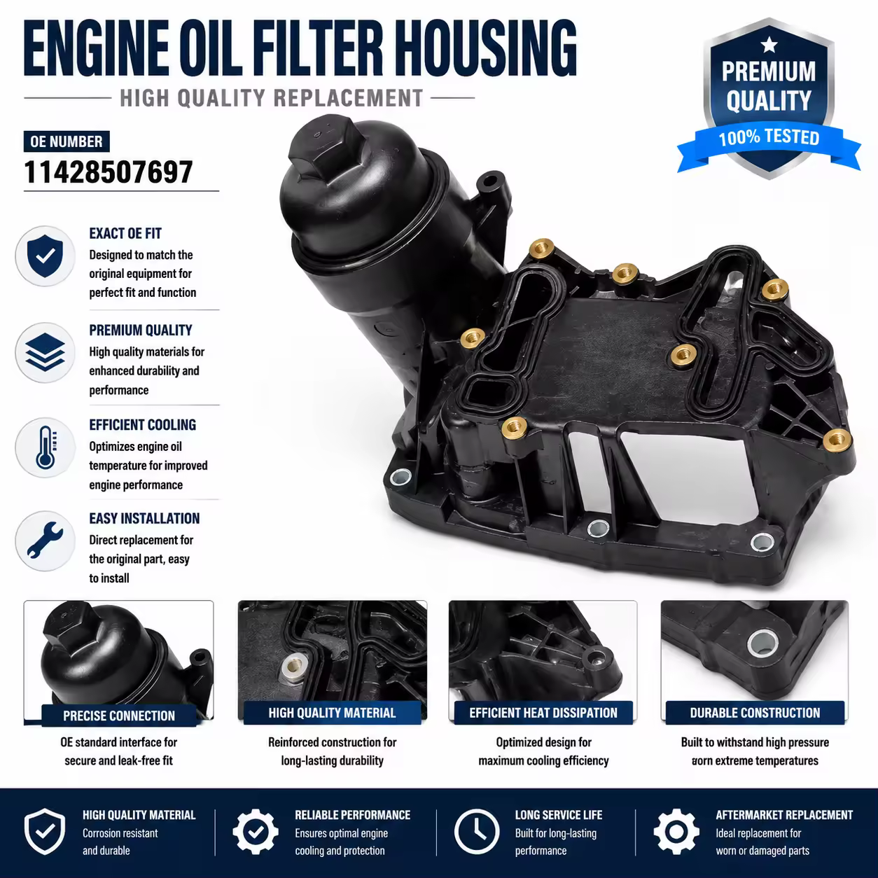 Oil Filter Housing for BMW (E46 / E60)
