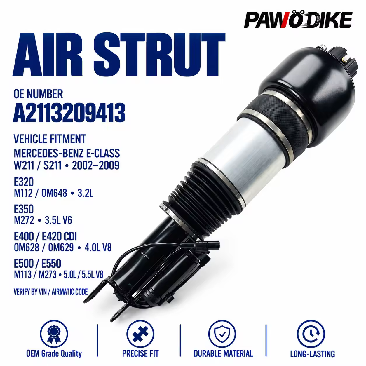 Air Suspension for Mercedes-Benz E-Class (W211) — view 7