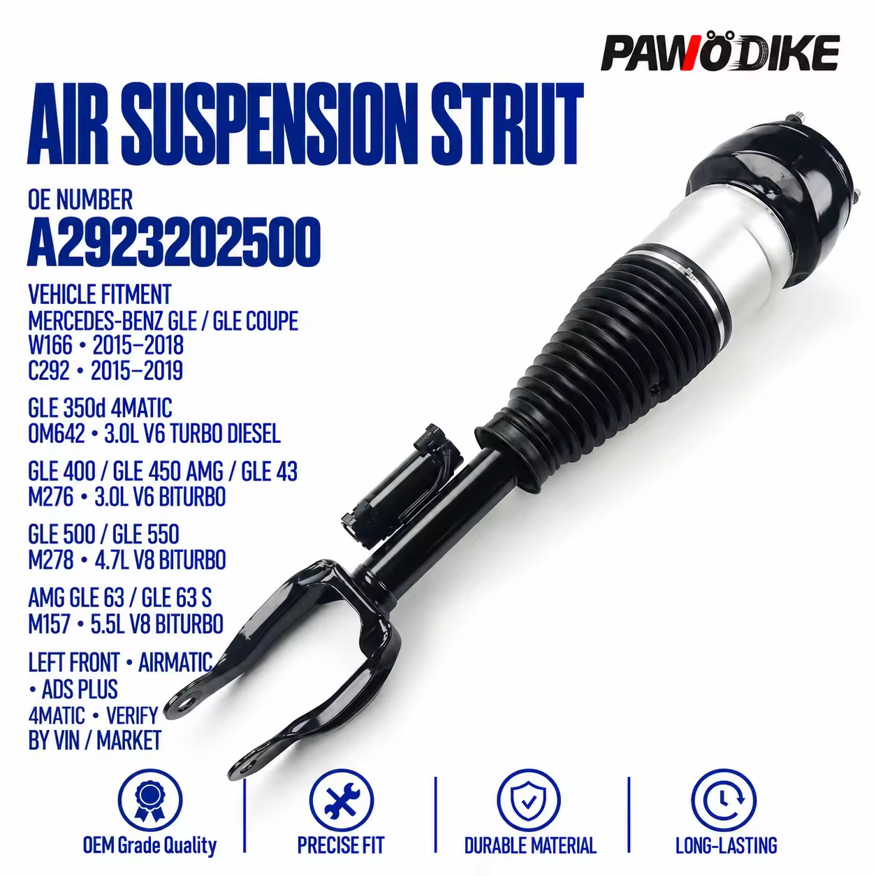 Shock Absorber for Mercedes-Benz (W166 / W292)
