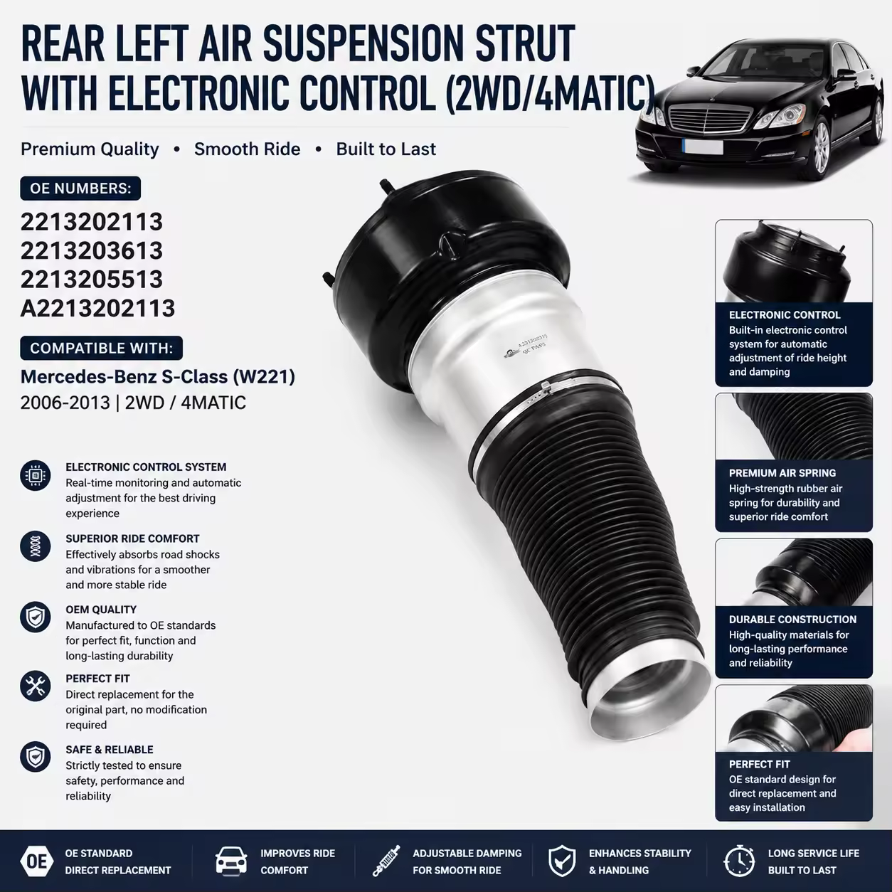 Shock Absorber for Mercedes-Benz S-Class (W221)