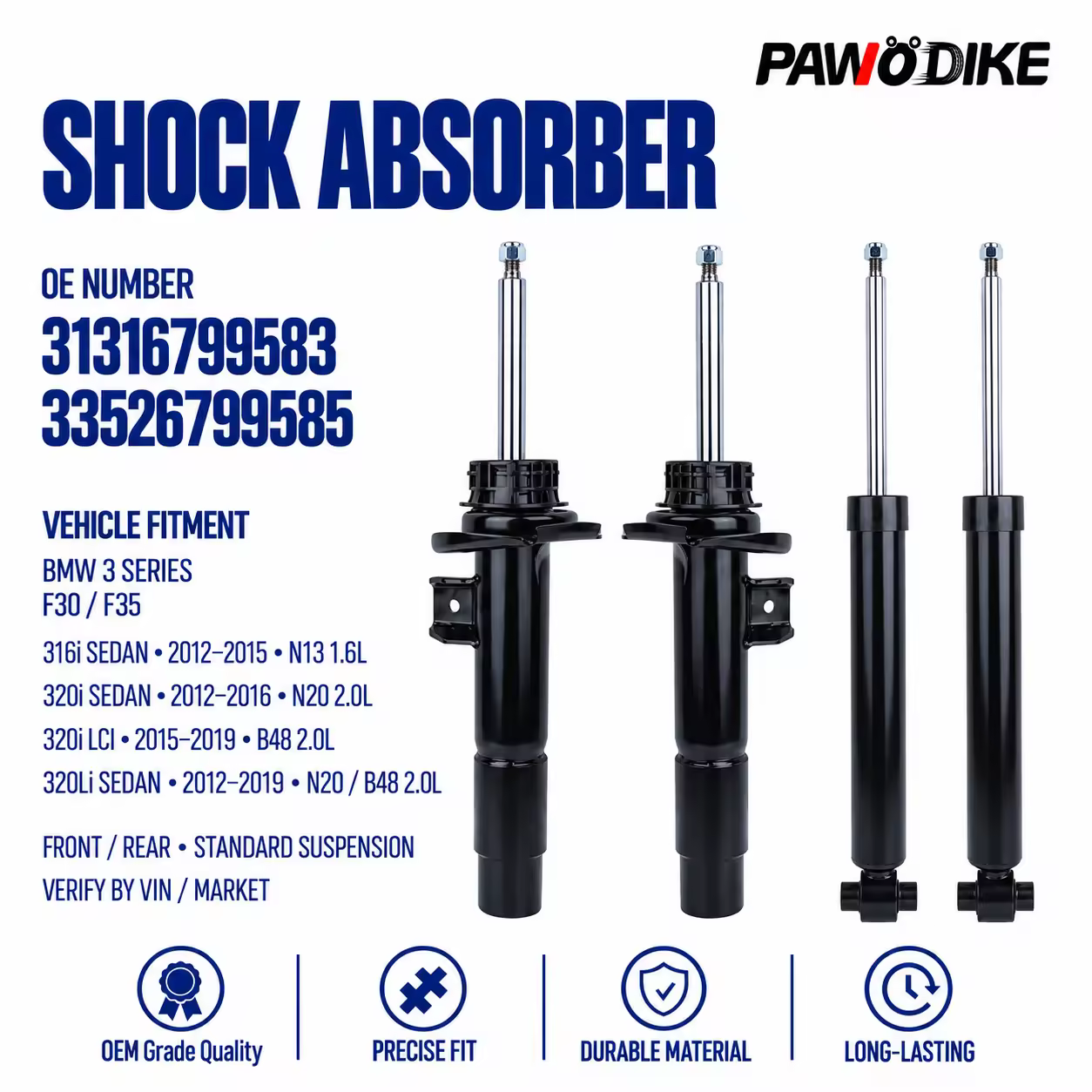 Shock Absorber for BMW 3 Series (F30)