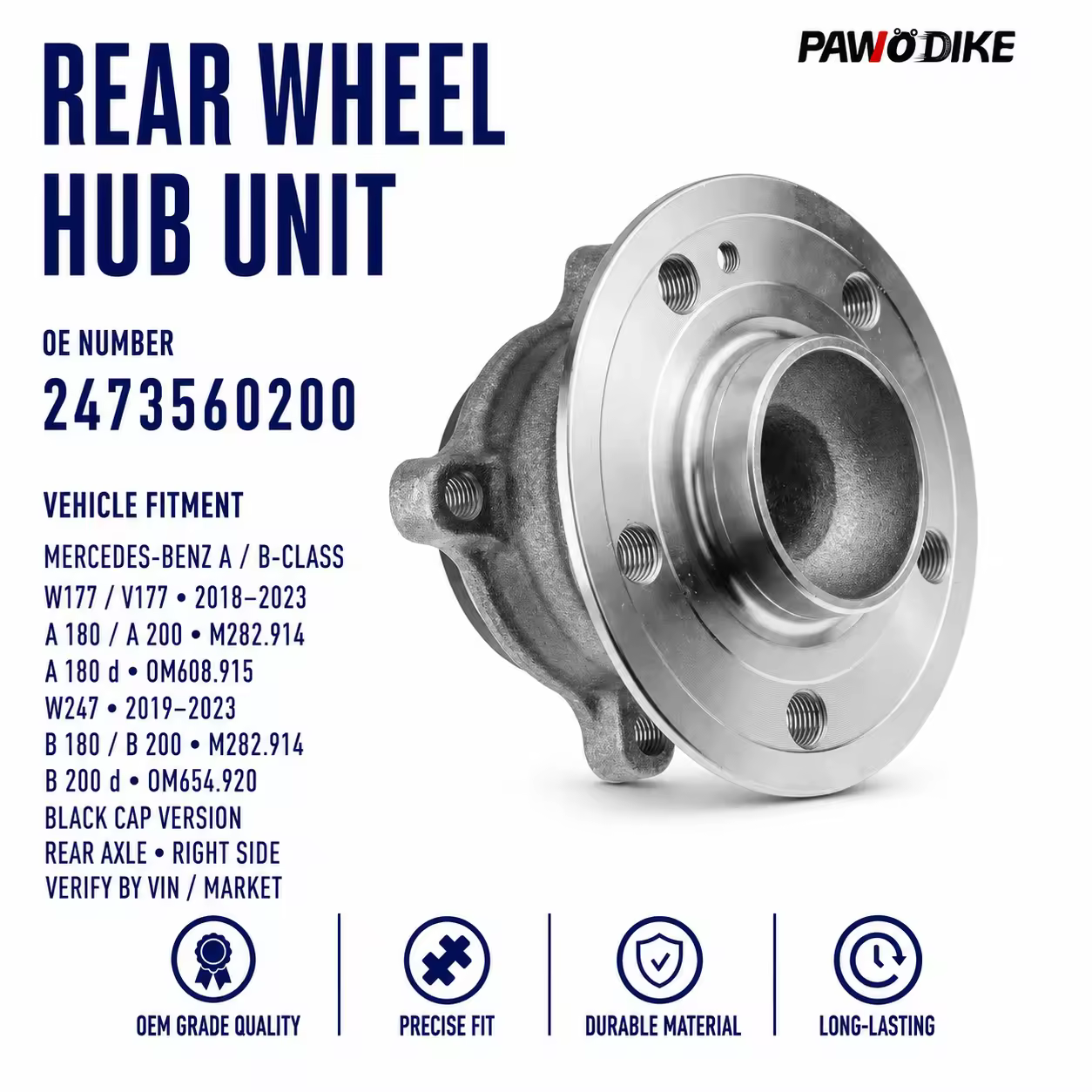 Wheel Hub Bearing for Mercedes-Benz (W177 / W247)