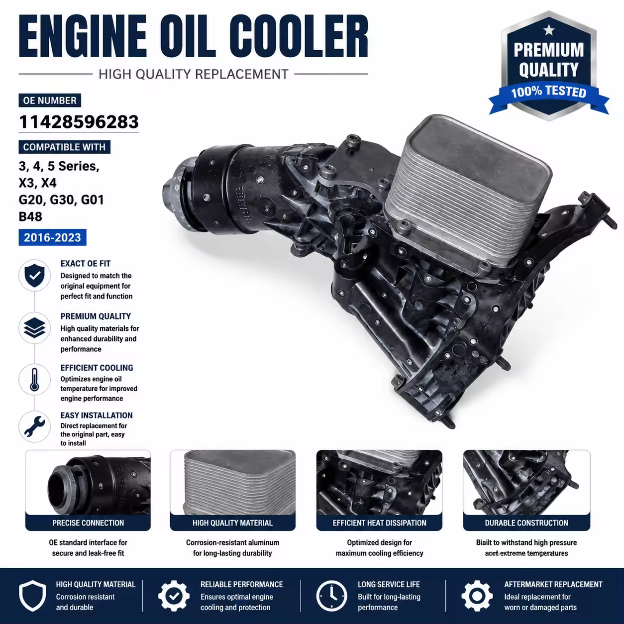 Oil Filter Housing for BMW (E46 / E60) — view 7