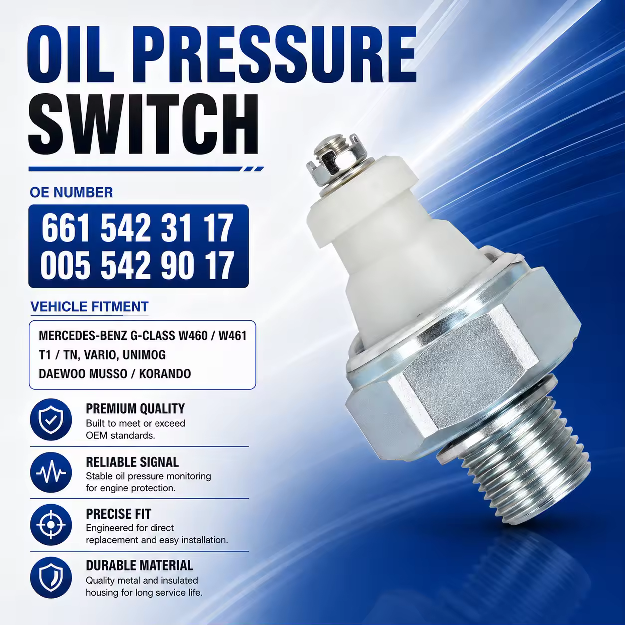 Pressure Sensor for Mercedes-Benz (chassis to be confirmed)