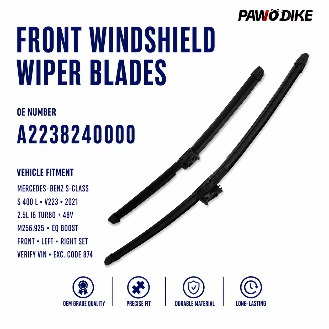 Wiper Blade for Mercedes-Benz S-Class (W223)