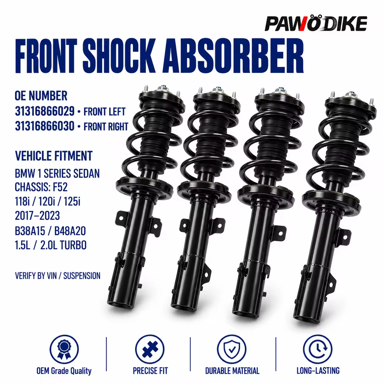 Shock Absorber for BMW 1 Series Sedan (F52)