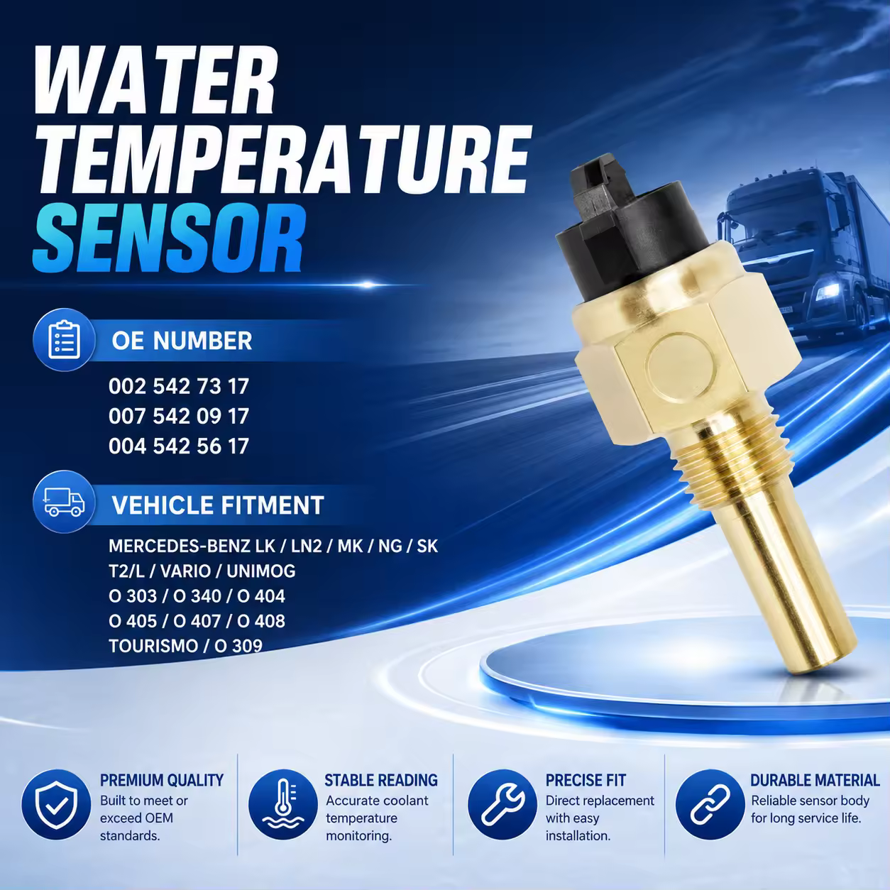 Oil Pressure Sensor for Mercedes-Benz (chassis to be confirmed)
