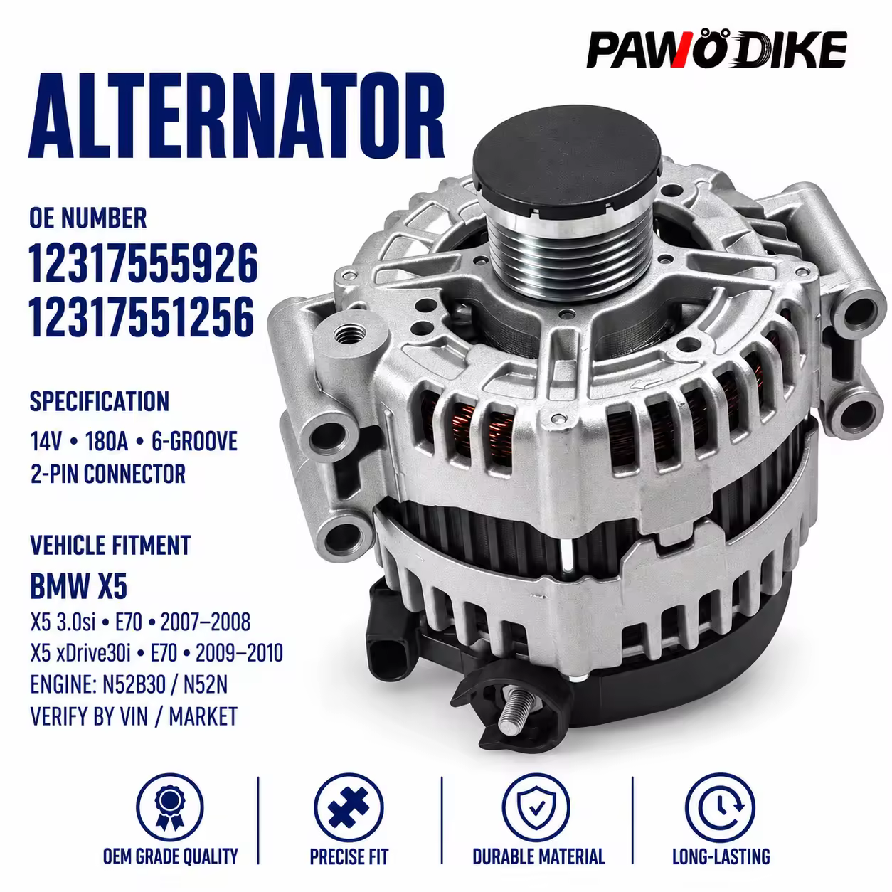 Alternator for BMW X5
