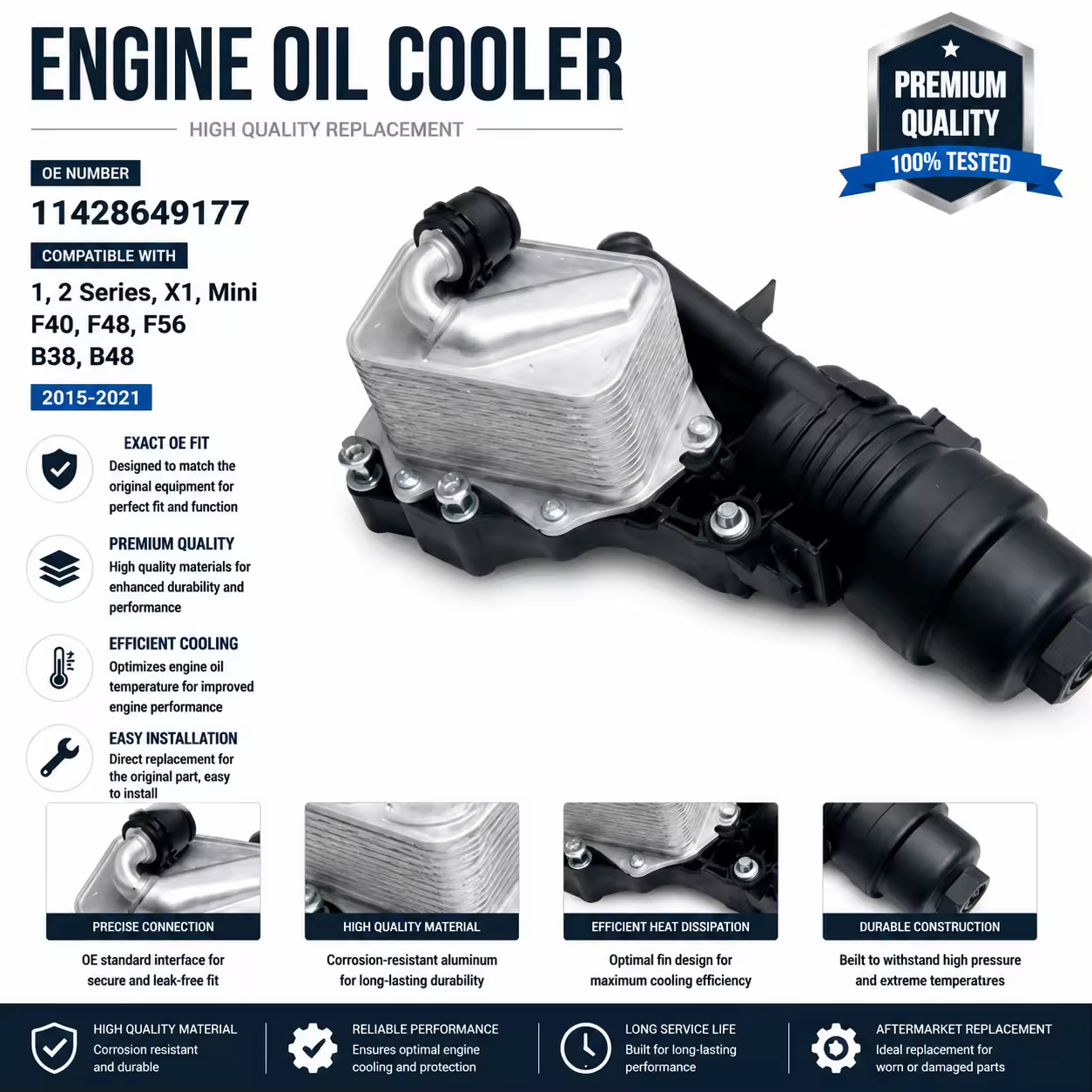 Oil Filter Housing for BMW (E46 / E60) — view 7