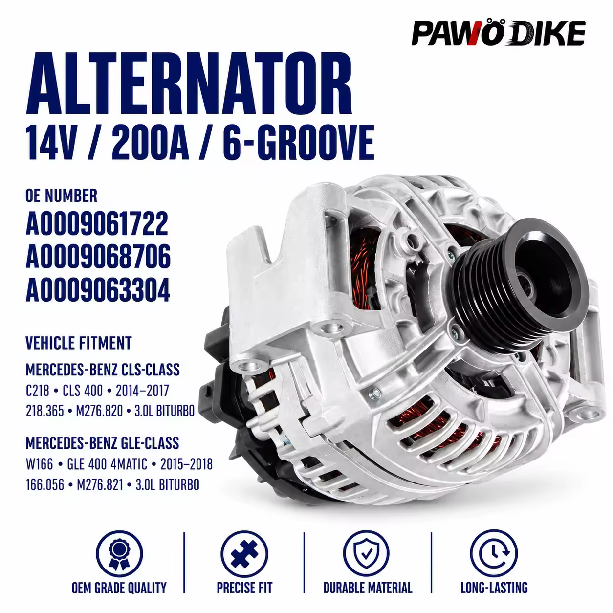 Alternator for Mercedes-Benz GLE / CLS