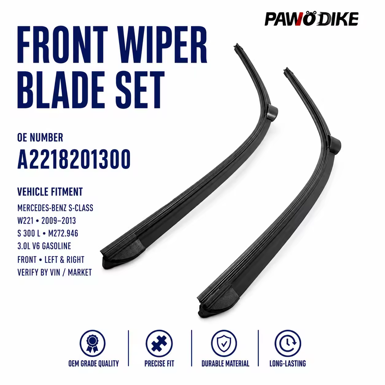 Wiper Blade for Mercedes-Benz S-Class (W221)
