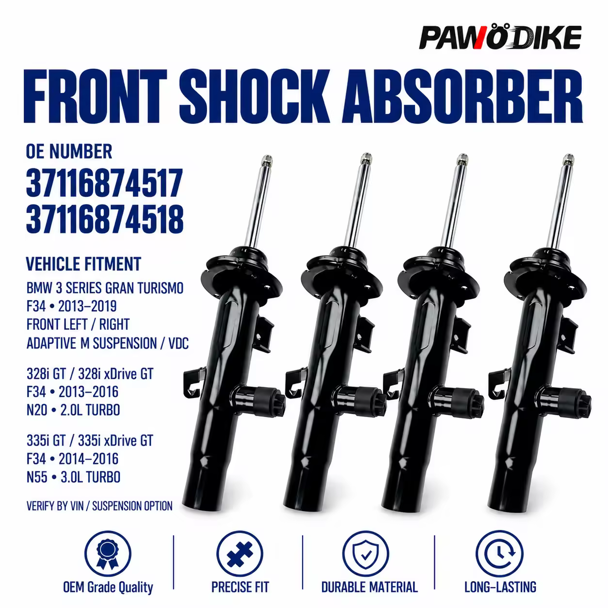 Shock Absorber for BMW (F35 / F30 / F31 / F34 / F32) — view 7