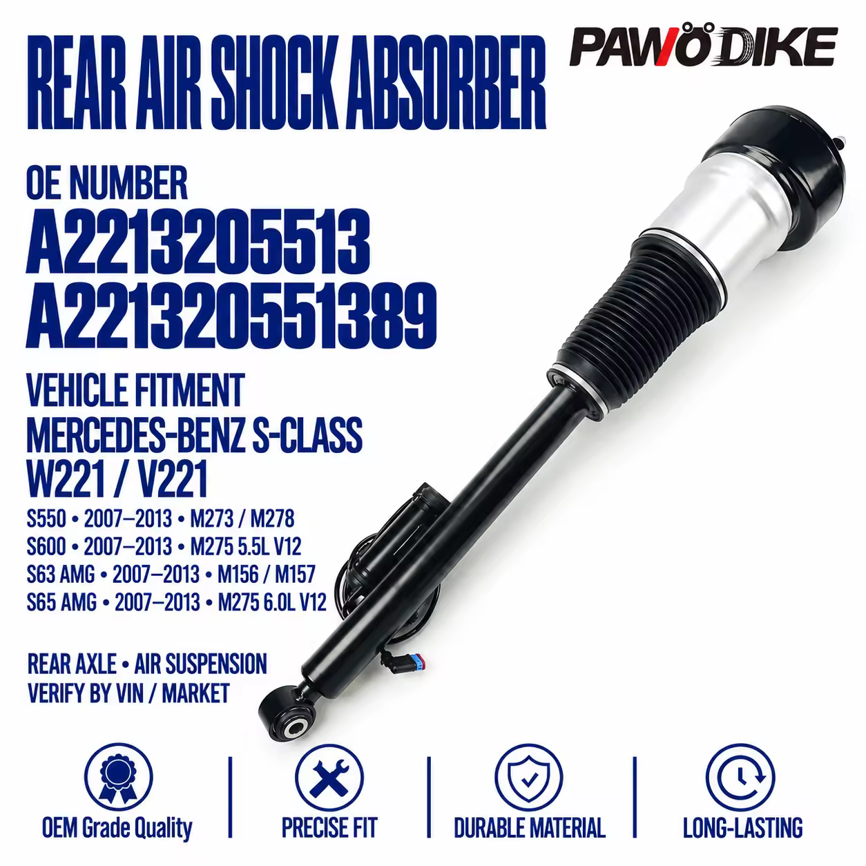 Shock Absorber for Mercedes-Benz S-Class (W221)