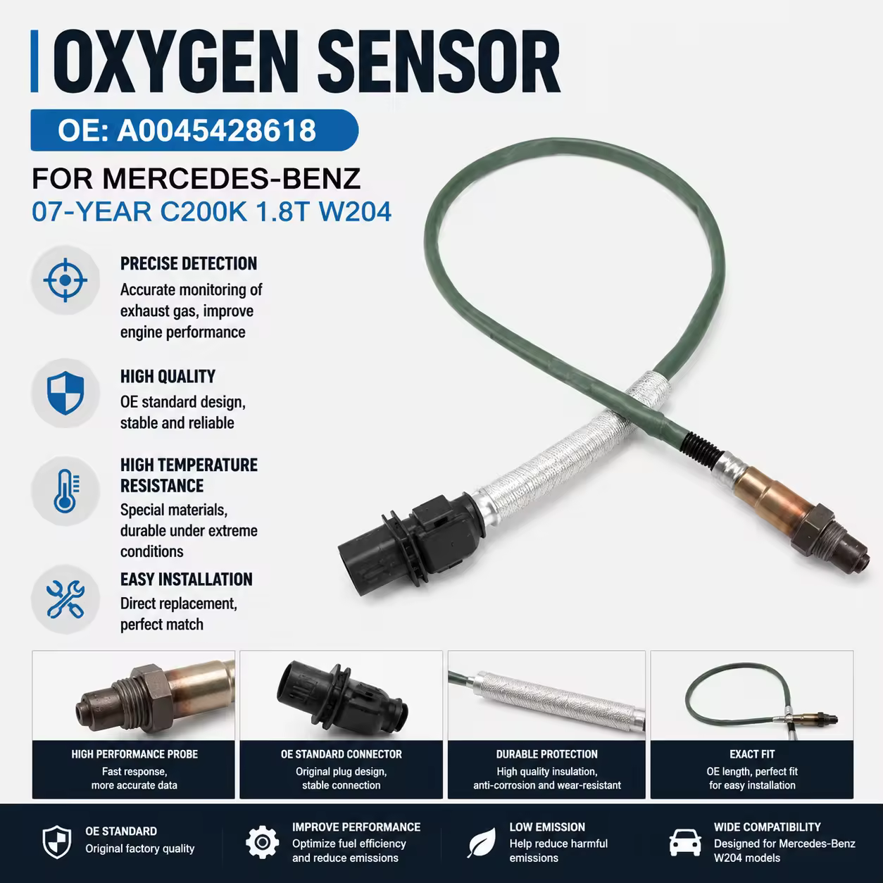 Oxygen Sensor for Mercedes-Benz C-Class (W204)