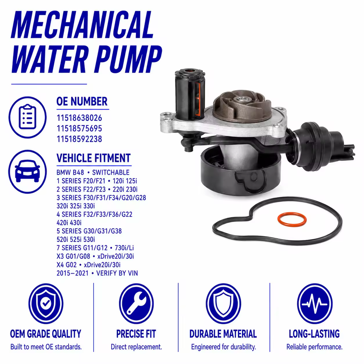 Water Pump for Mercedes-Benz (chassis to be confirmed)