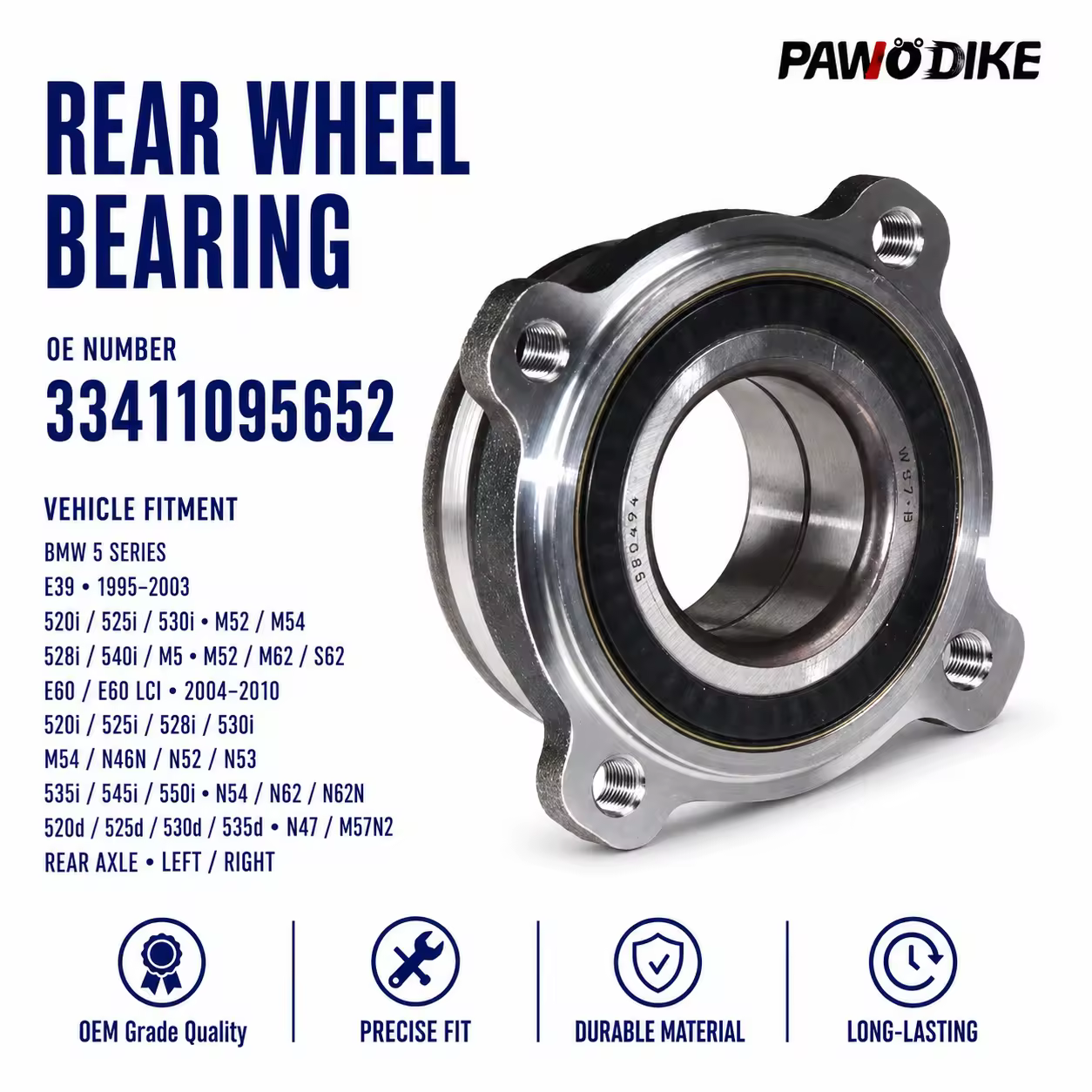 Wheel Hub Bearing for BMW 5 Series (E60 / E39)