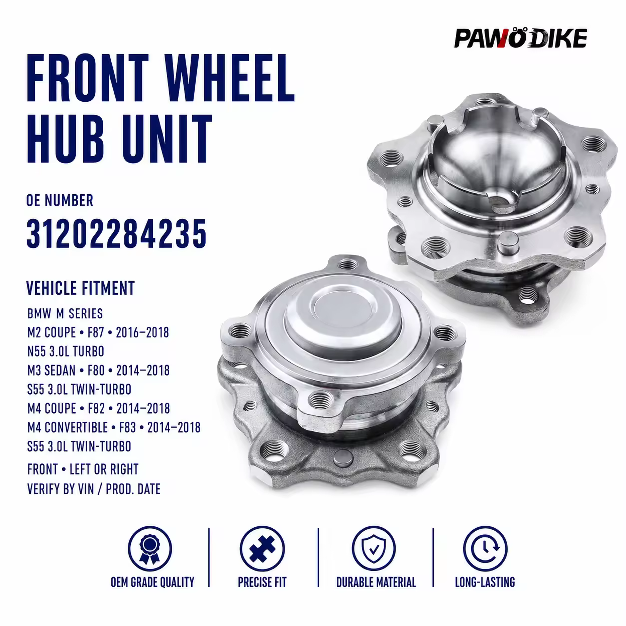 Wheel Hub Bearing for BMW (chassis to be confirmed)