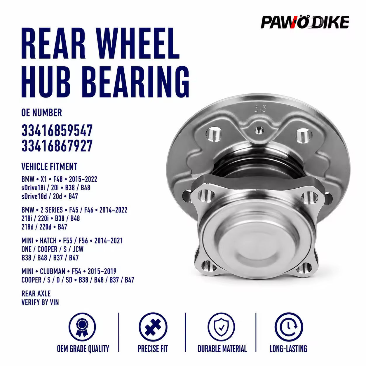 Wheel Hub Bearing for MINI Cooper 5-door (F55)