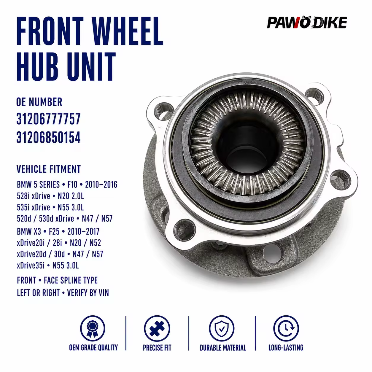 Wheel Hub Bearing for BMW (F10 / F25)