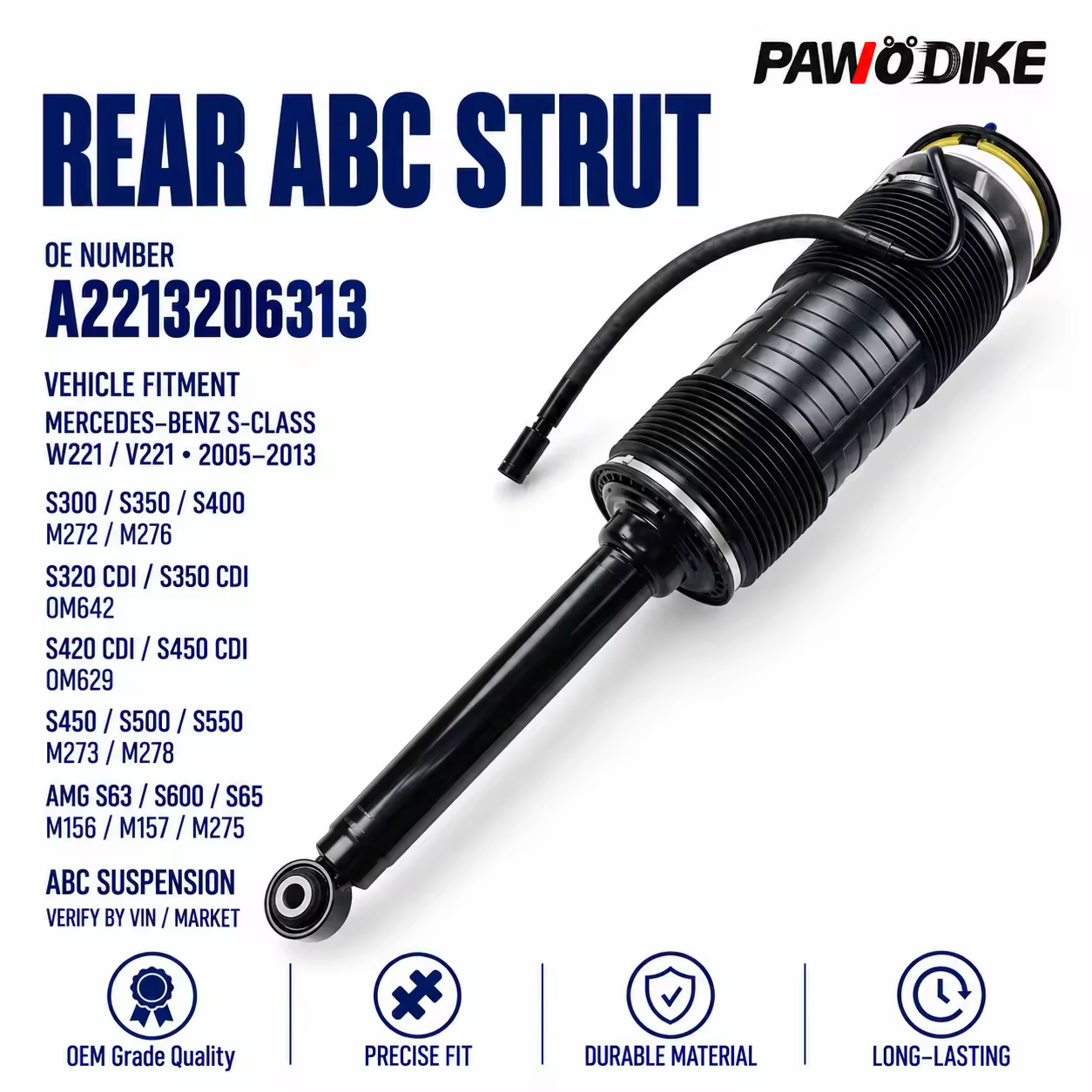 Air Suspension for Mercedes-Benz S-Class (W221)