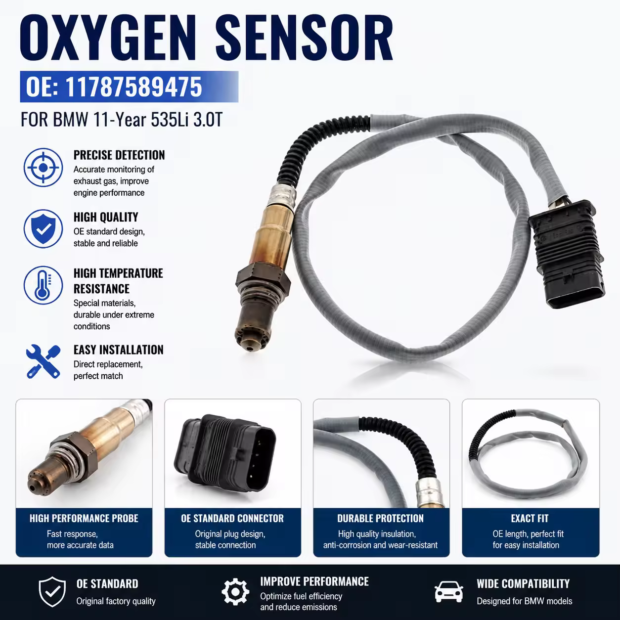Oxygen Sensor for BMW 3 Series — view 7