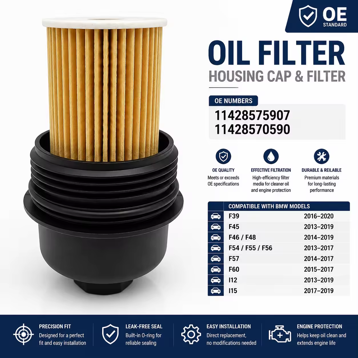 Oil Filler Cap for BMW (F45 / F56 / F57 / F60) — view 7