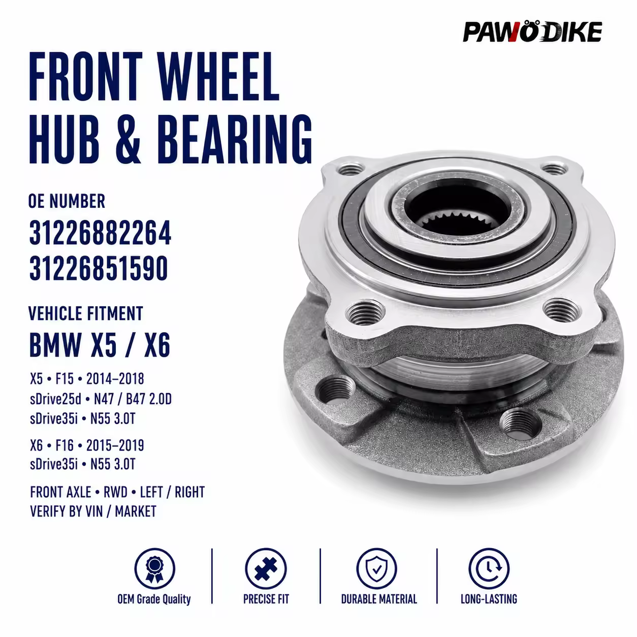 Wheel Bearing for BMW X5 / X6