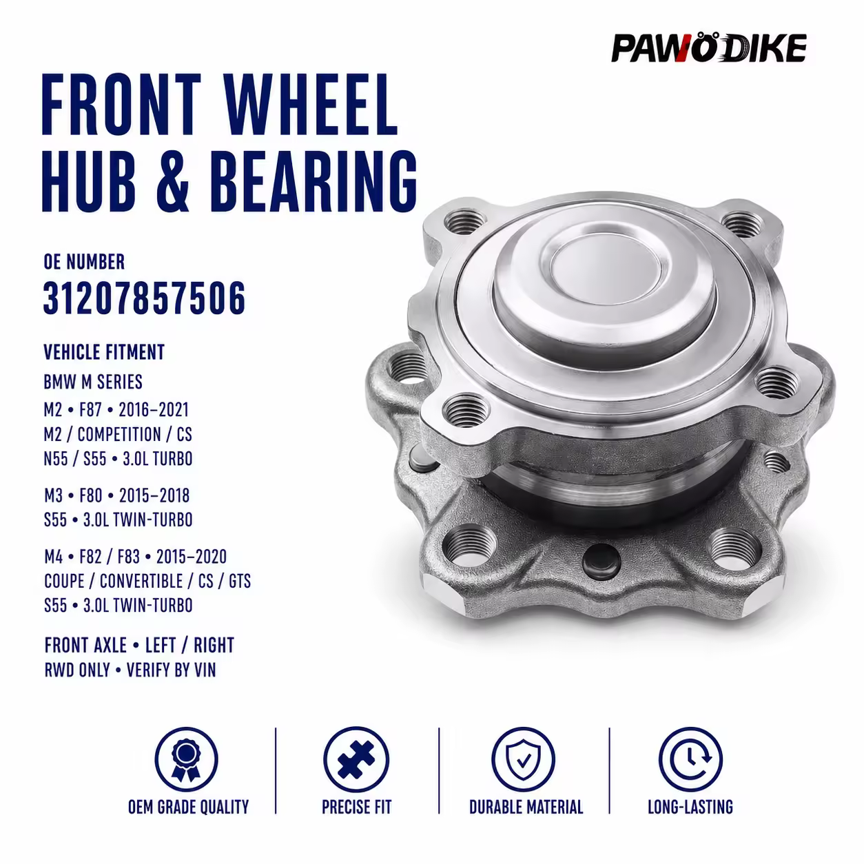 Wheel Hub Bearing for BMW (chassis to be confirmed)