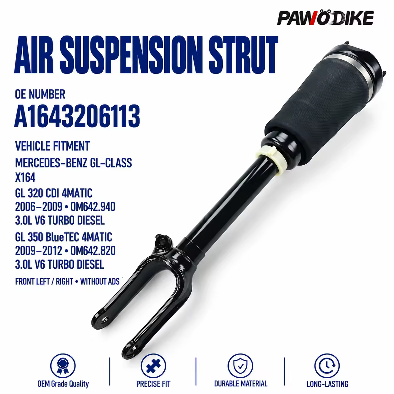 Air Suspension for Mercedes-Benz M-Class (W164)