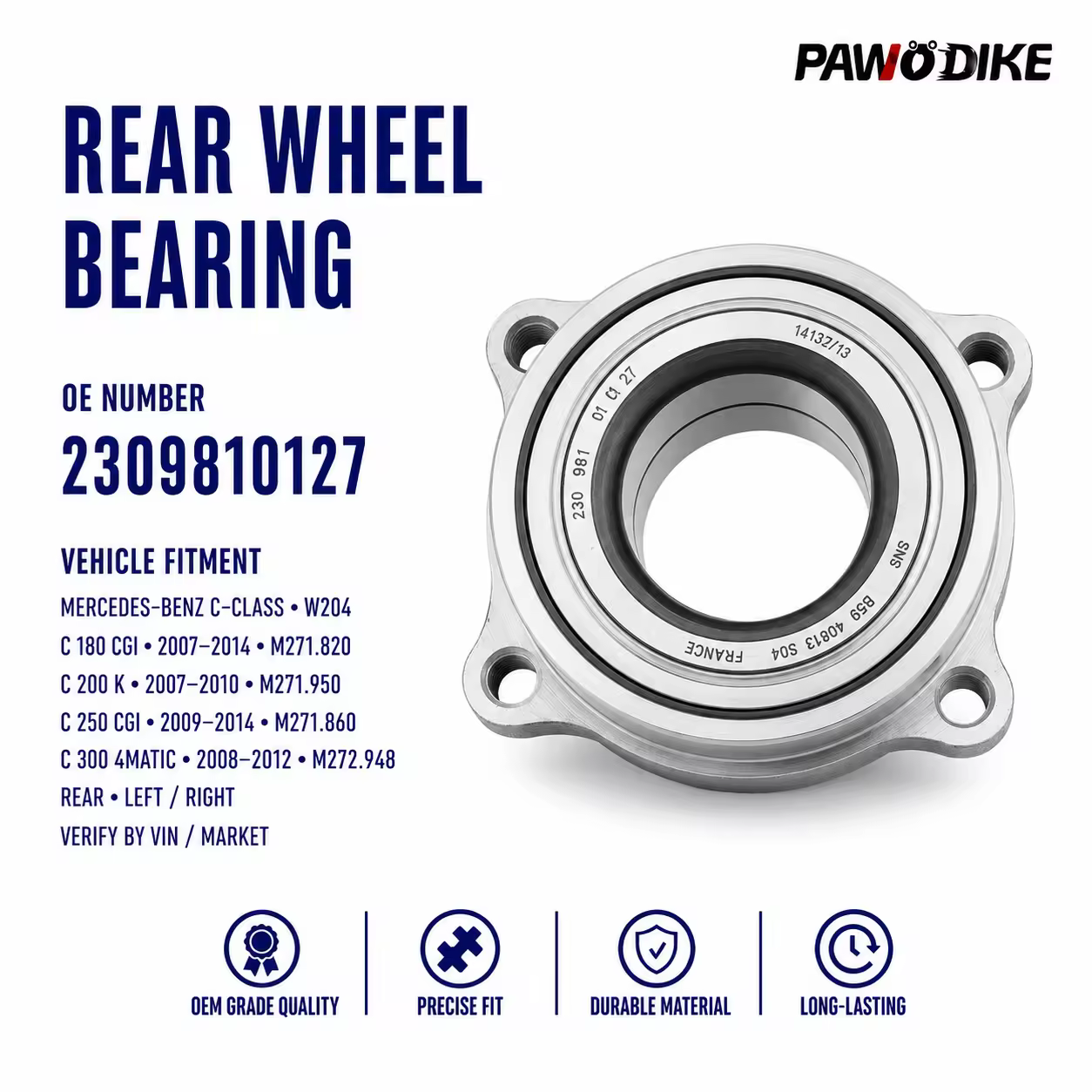 Wheel Hub Bearing for Mercedes-Benz C-Class (W204)