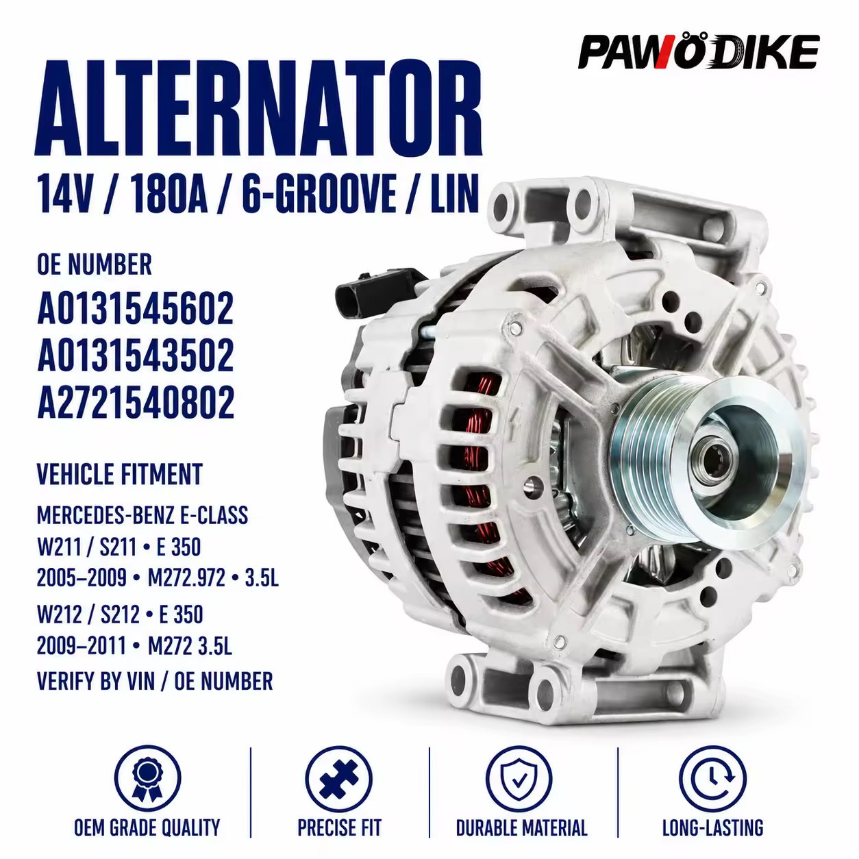 Alternator for Mercedes-Benz GLE