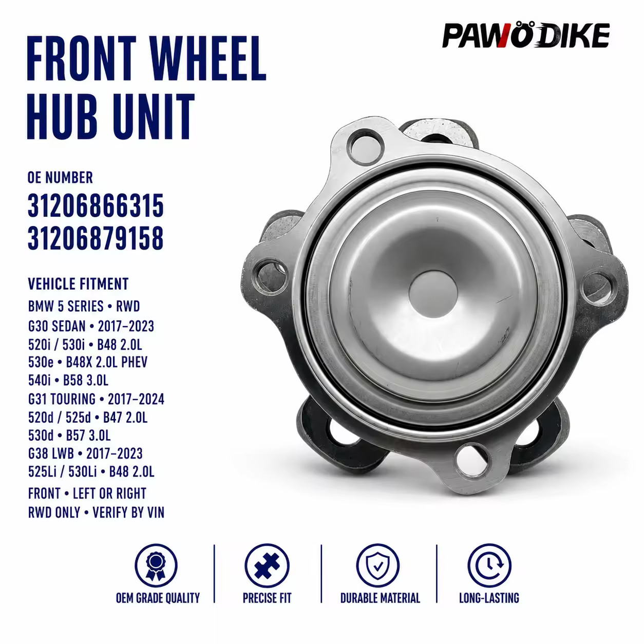 Hub Bearing for BMW (G30 / G31 / G38)