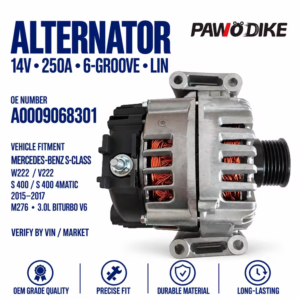 Alternator for Mercedes-Benz GLK