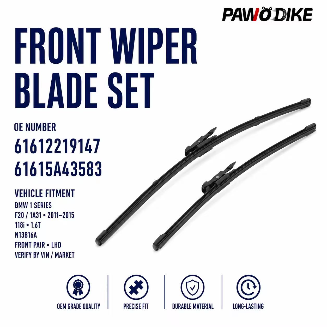 Wiper for BMW 1 Series (F20)
