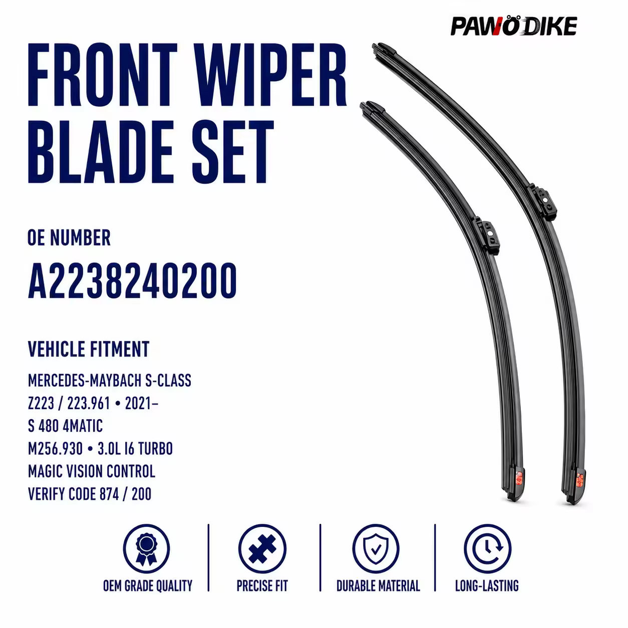 Wiper Blade for Mercedes-Benz S-Class (W223)