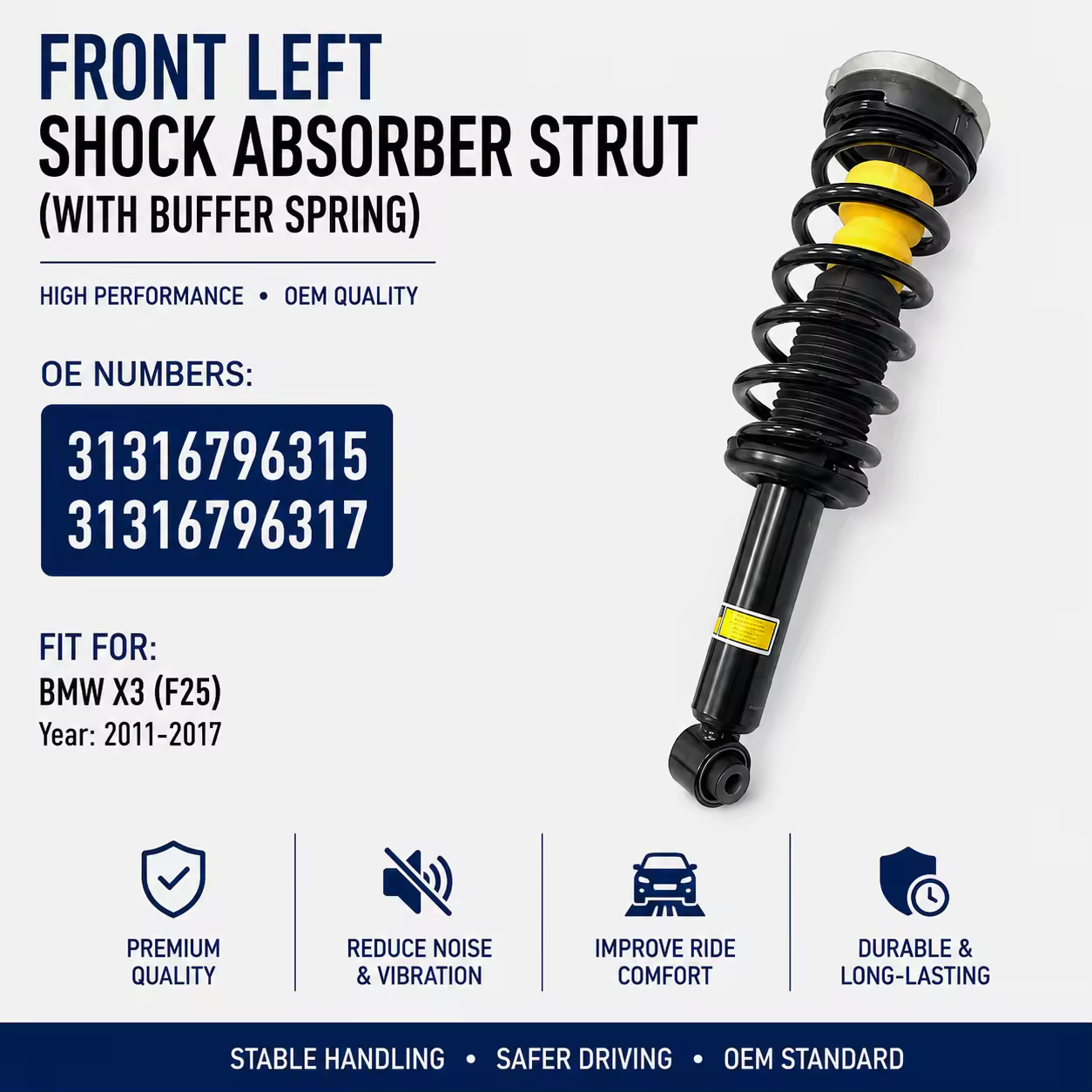 Shock Absorber for BMW X3 (F25) — view 7