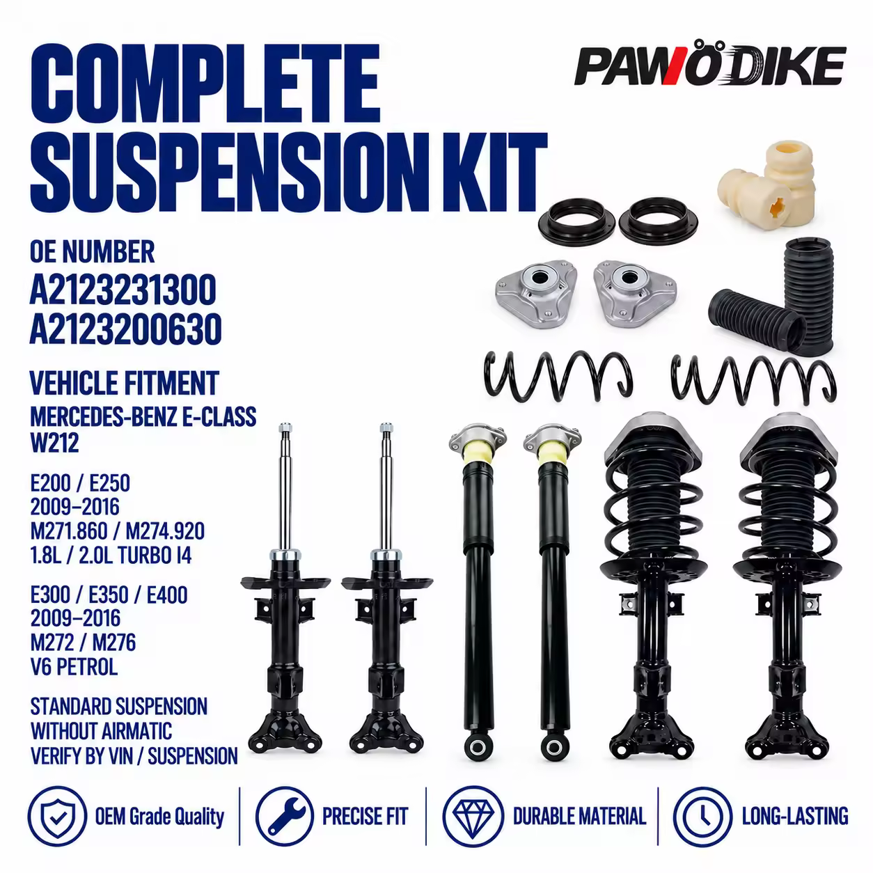 Shock Absorber for Mercedes-Benz E-Class (W212)