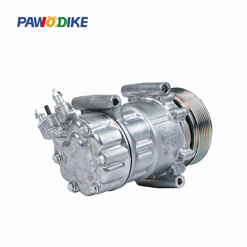 AC Compressor with 6-Groove Pulley & Yellow Connector - Image 4